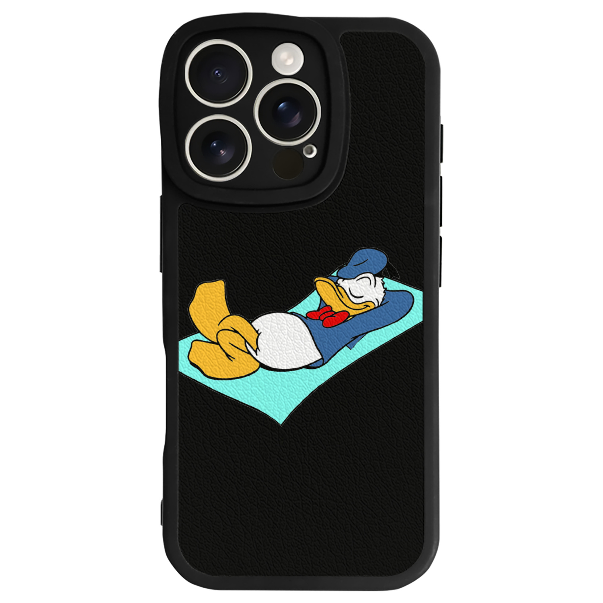 （画像用） ミッキーマウス Mickey Mouse 【iPhone 16シリーズ対応】シリコンスマホケース（レザー調） 材質：シリコン